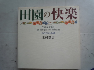 ★　玉村豊男【田園の快楽　ヴィラデストの12カ月】1996年初版11刷　　世界文化社
