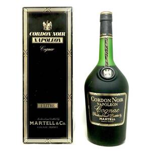 古酒 - MARTELL CORDON NOIR NAPOLEON/マーテル コルドンノアール ナポレオン ブランデー コニャック 1000ml 40% 箱付 未開栓-443642