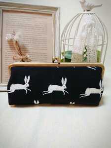 cotton+steel* bulrush . glasses case * pen case * hand made rabbit 