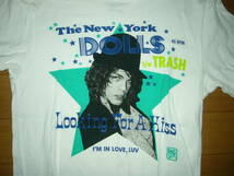 HYSTERIC GLAMOUR ヒステリックグラマー Tシャツ S 白 フォト / NEW YORK DOLLS_画像3