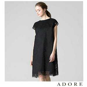 ◆幻◆　極美品 定価6.4万円 ADORE 　VERY掲載　シルクリリーレースワンピース 結婚式