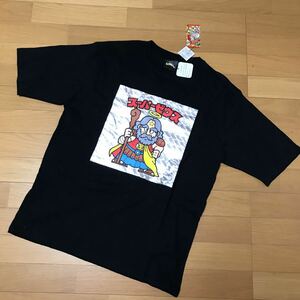 サイズ M☆ ビックリマン ☆ スーパーゼウス ☆半袖 Tシャツ 黒 ☆ しまむら コラボ