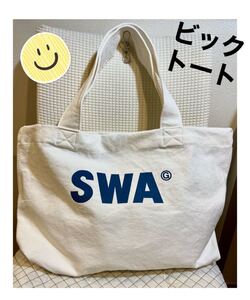 【新品】 トートバッグ バック キャンバストートバッグ ロゴトートバッグ 白 ホワイト ビッグトート マザーズバッグ 大きいバッグ
