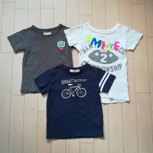 半袖Tシャツ　3枚セット　サイズ100　男の子　キッズ　子供　千趣会　F.O.インターナショナル　MPS　半袖　Tシャツ