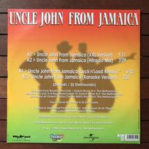 【reggae-pop】Vengaboys / Uncle John From Jamaica［12inch］オリジナル盤《4-1-67 9595》_画像2