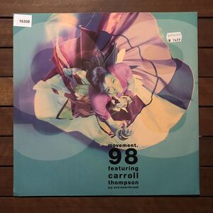 【r&b】Movement 98 Featuring Carroll Thompson / Joy And Heartbreak［12inch］オリジナル盤《R39 9595》