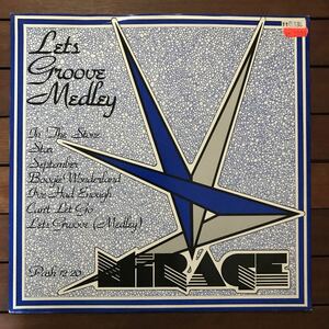 ●【r&b】Mirage / Let's Groove (Medley)［12inch］オリジナル盤《3-1-25 9595》