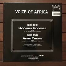 ★【r&b】Voice Of Africa / Hoomba Hoomba［12inch］オリジナル盤《O-301 9595》_画像2