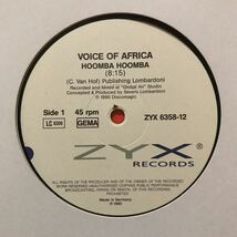 ★【r&b】Voice Of Africa / Hoomba Hoomba［12inch］オリジナル盤《O-301 9595》_画像4