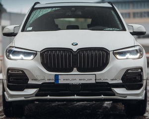 即納BMW X5 G05フロントリップ純正バンパー用スポイラー エアロ スプリッター エプロン カバー トリム スカート ディフューザー カナード