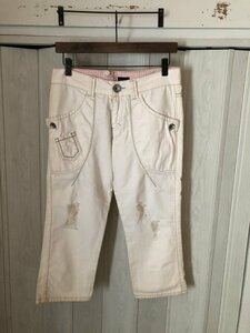 *APEX JAPAN apex Japan / damage processing. cropped pants Denim pants / tag equipped *p5/2