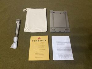 FIREBOX STOVE ファイアボックスストーブ チタン製 おまけ付き 未使用品 キャンプ アウトドア 焚き火台
