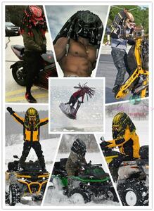 ★ 4代目Predator 牙 プレデターヘルメット ジェットヘルメット フルフェイスヘルメット バイクヘルメット オートバイヘルメット bluetooth