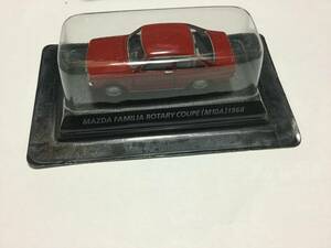  Konami out of print famous car collection Vol.2 1/64 Mazda Familia rotary coupe red 