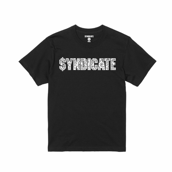 新品未使用★ライムシンジケート★RHYME SYNDICATE★Logo Tee★Black★XL