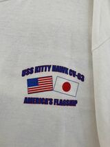 USS KITTY HAWK CV-63 Tシャツ サイズYOUTH L キティホーク 空母 GILDAN アメリカ海軍 キティホーク級航空母艦_画像2