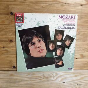 Y7FK4-210802 レア［LP レコード MOZART: SONATEN SONATAS・VOL.4・CHRISTIAN ZACHARIAS 067 EL 27 0224 1 STEREO 33］モーツァルト