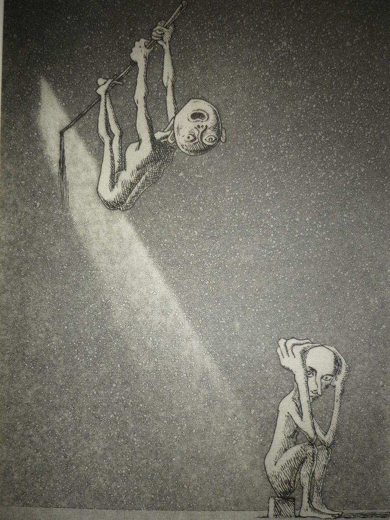 ☆版画☆浜田知明銅版画だめな奴ヒロ画廊取扱い箱入☆A100 | JChere
