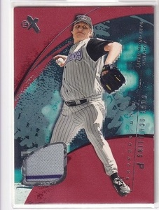 【ジャージカード】2001 FLEER E-X ESSENTIAL CREDENTIALS NOW #38 Curt Schilling 03/38