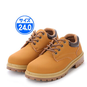 [ new goods unused ]16436 mountain boots Camel 24.0cm