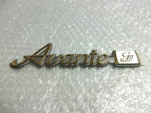 新品 81 チェイサー アバンテG 純正 ゴールド エンブレム シルバーベース GX81 MX81 JZX81 旧車 当時物