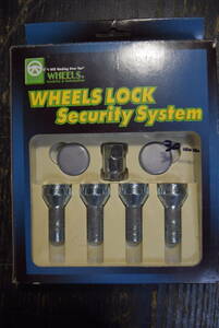 WHEELS LOCK Security System WE-1430T M14×1.50/30mm anti-theft lock bolt security system 4 pcs set key 2 ps attaching 6000 jpy 