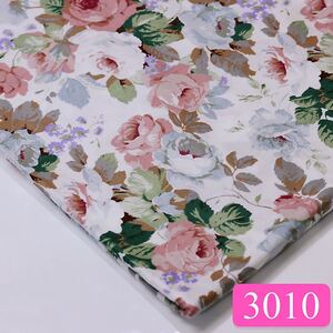 3010#花柄布生地コットン100%綿ハギレハンドメイド