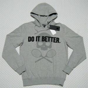 ハイドロゲン　HYDROGEN　DO IT BETTER HOODIE　カジュル&テニス用フッディ―ジャケット・パーカー　グレー色　サイズ S　定価 26,180円