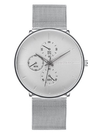 Luxury Stainless Steel Watches for Men, business, black, quartz, casual, Classic, Ultra-thin mesh, Male: 9 to 13, accessories, clock, Handmade, others