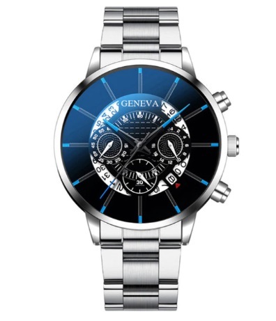 Un incontournable pour les hommes d'affaires ! Montre d'affaires en acier inoxydable pour hommes, Luxe, Calendrier d'affaires, quartz, Mâle 1 à 7, accessoires, horloge, Fait main, autres