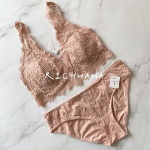 BS08 S ピンク ブラジャーショーツセット ノンワイヤー 下着