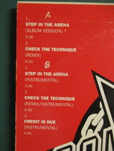 Gang Starr ： Step In The Arena 12'' c/w Check The Technique Remix // Gangstarr / 落札5点で送料無料_画像3