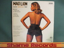 Mad Lion ： Love Woman So ! 12'' // 90's ラガマフィン HipHop Reggae / 落札5点で送料無料_画像2