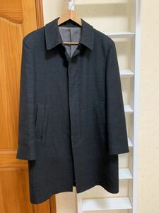 ニューヨーカー NEWYORKER 男性用 ウールコート Mサイズ 濃いグレー色