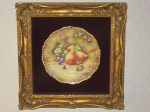 * Royal Worcester *pe Inte do fruit * frame ending plate * large diameter 27cm* cheap prompt decision *