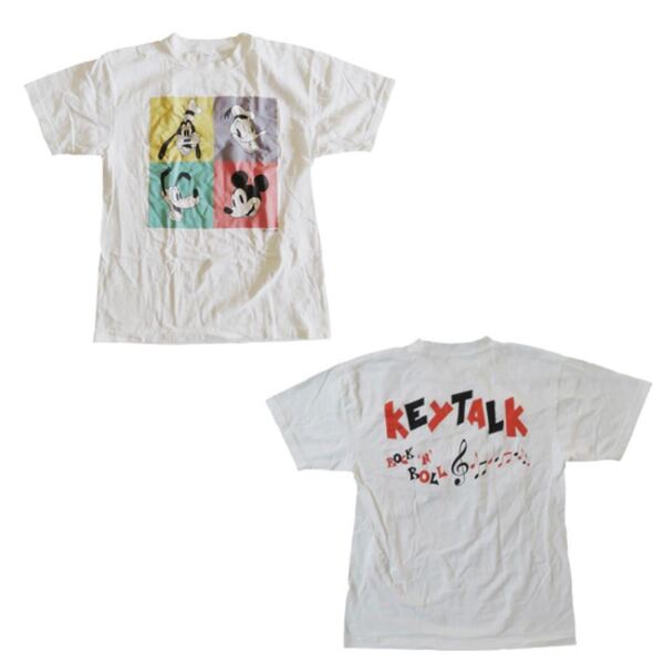 クーポン適用で200円引き!KEYTALK ディズニー コラボ Tシャツ ヴィレヴァンコラボ 2016 キートーク Disney