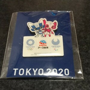 東京オリンピック　アース製薬ピンバッジ