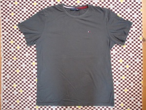 ★☆【USED】TOMMY HILFIGER トミーヒルフィガ 半袖Tシャツ　グレー S☆★