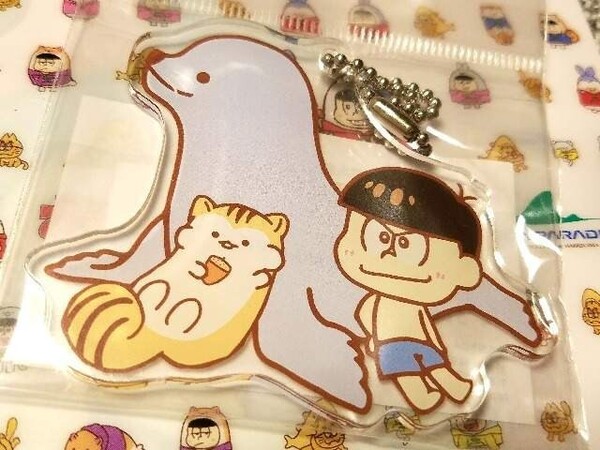 ★おそ松さん×空想水族館★BIGアクリルキーチェーン★カラ松★新品未開封★