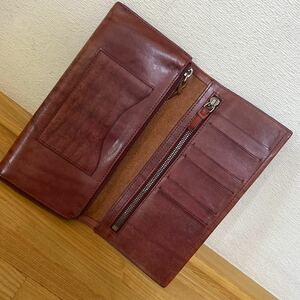  regular price 27500 jpy [ beautiful goods * postage 210 jpy * anonymity shipping ]* Porter * wall * long wallet * bordeaux wine color * Yoshida bag * made in Japan [ tube :RAM2T]* that day shipping 