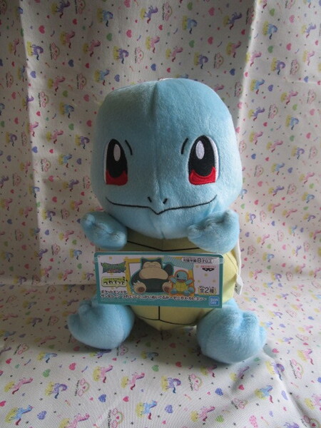 A「ポケットモンスター サン&ムーン つれてって★でっかいぬいぐるみ~ゼニガメ」~高さ25cm