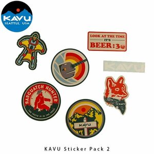 KAVU ステッカー シール Sticker Pack 2 ScoutBadges 7枚セット カブー アウトドア キャンプ 新品 未使用 正規品