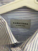 【送料無料】中古 KASHIYAMA the Smart Tailor カシヤマ オンワード樫山 長袖シャツ ストライプ 日本製 サイズ40_画像2