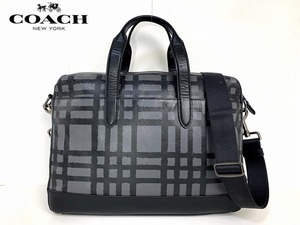 美品★送料無料★ コーチ メンズ COACH レザー 2Way ビジネスバッグ ブリーフケース