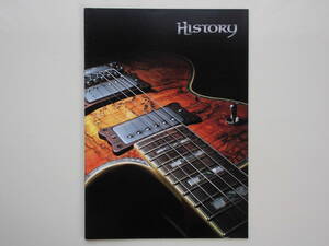 ♪美品【HISTORY / 2005】　ギター＆ベースカタログ(当時の価格表付属) 　ヒストリー 2005年