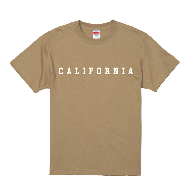 カリフォルニア/CALIFORNIA　Tシャツ　Sサイズ　サンドカーキ
