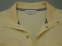 送料無料 LANVIN SPORT シャツ・M◆ランバンスポール/ゴルフ/ポロシャツ/21*8*3-13_画像6