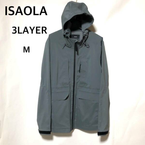 イサオラ ３レイヤー マウンテンジャケット M グレー/Isaora 3L Service Shell Jacket