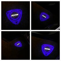 マツダ RX-8 ロゴ LED プロジェクター ドア カーテシ ランプ 純正交換タイプ マツダ スピード ロータリー MAZDA SPEED ライト MPV_画像2