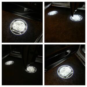 Mercedes Benz AMG ロゴ カーテシ ランプ LED 純正交換 SLK CLK C ドア ライト プロジェクター メルセデス ベンツ エンブレム